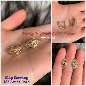 ‼️SOLD‼️TRI-COLOR FENDI CLIP EARRING 18K GOLD